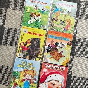 Vintage Little Golden Books 6 total